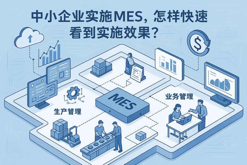 中小企业实施 MES，怎样快速看到实施效果？